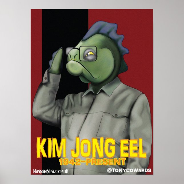 Kim Jong Eel Print Poster (Framsidan)