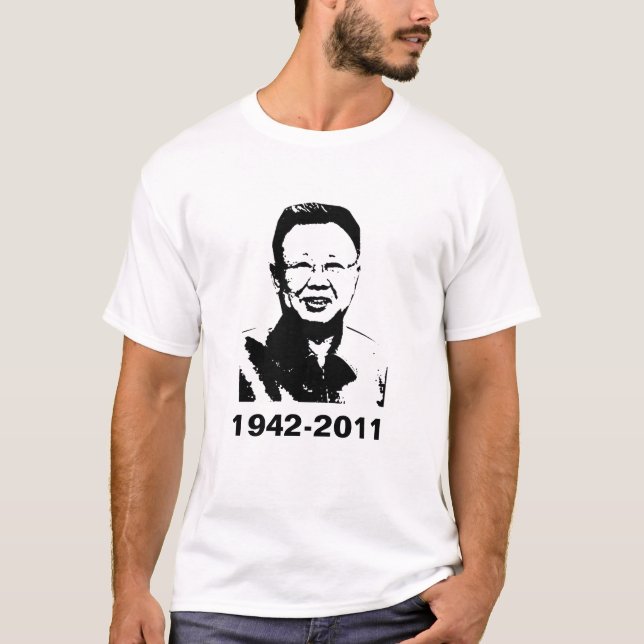 Kim Jong-il är dött T-shirt (Framsida)