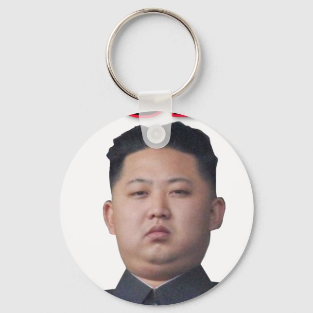 kim jong il båge nyckelring (Framsida)