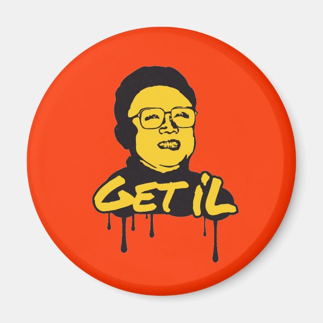 Kim Jong Il - Get's Il Magnet (Framsidan)