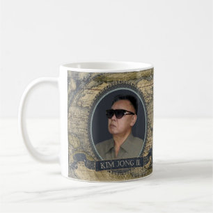 Kim Jong-il historisk mugg