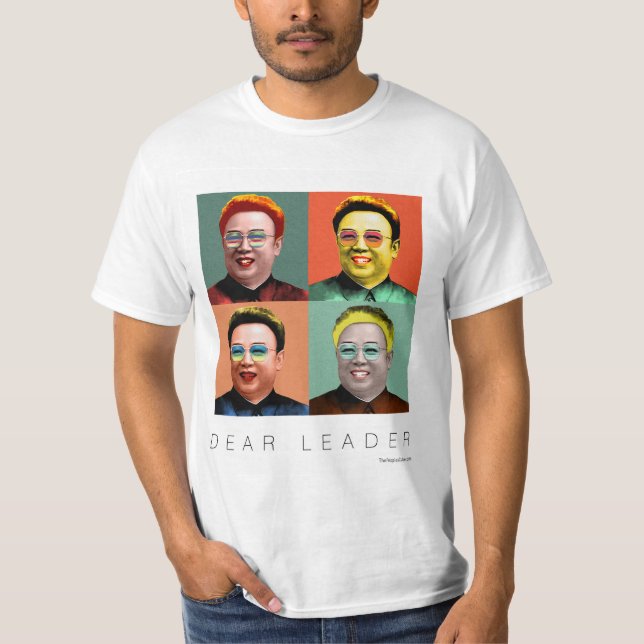 Kim Jong-il: Kära Ledare Tee (Framsida)