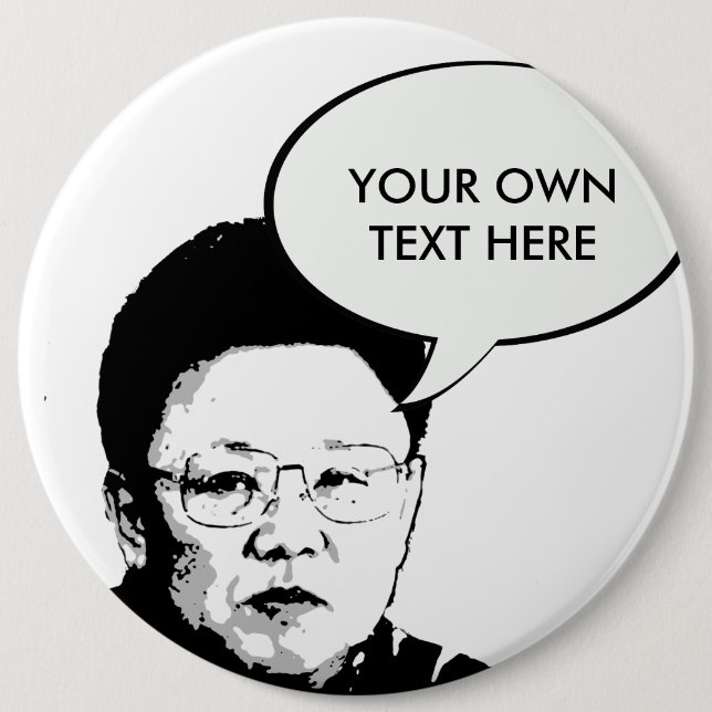 Kim Jong Il Knapp (Framsida)