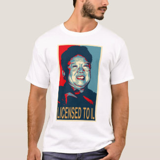 Kim Jong-il licenserade till Il Tee Shirt