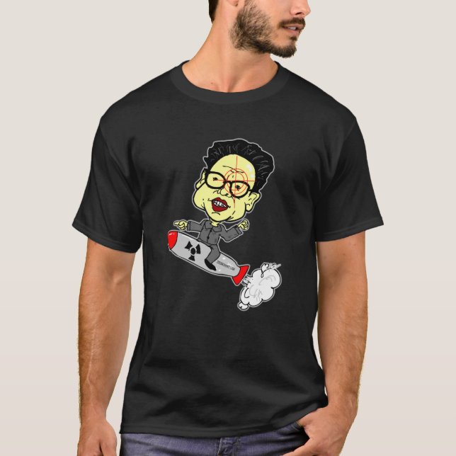 Kim Jong-il med vapenplatsen Tröja (Framsida)