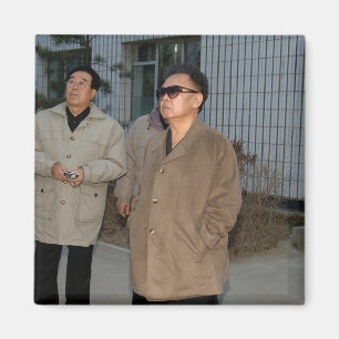 Kim Jong-il Nordkorea Magnet