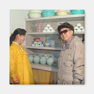 Kim Jong-il Nordkorea Magnet