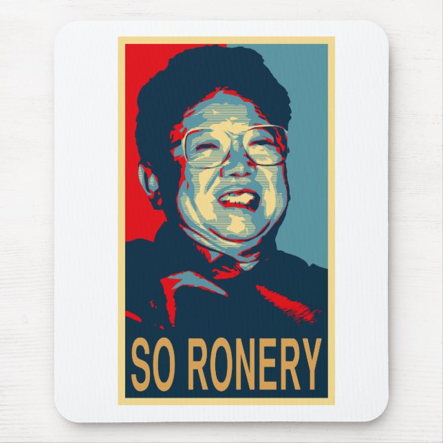 Kim Jong-il så Ronery Mousepad Musmatta (Framsidan)