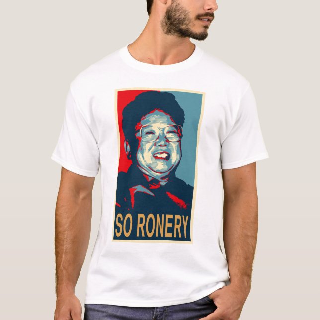 Kim Jong-il så Ronery skjorta Tee (Framsida)