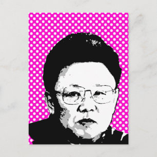 Kim Jong Il Vykort