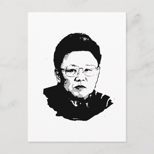 Kim Jong Il Vykort (Framsida)