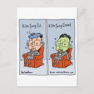 kim jong ill vykort