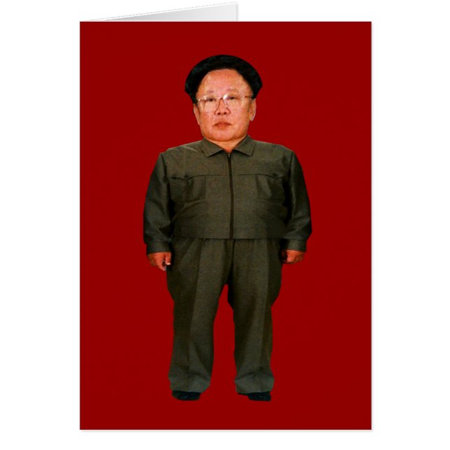 Kim Jong illin' Hälsningskort (Framsidan)