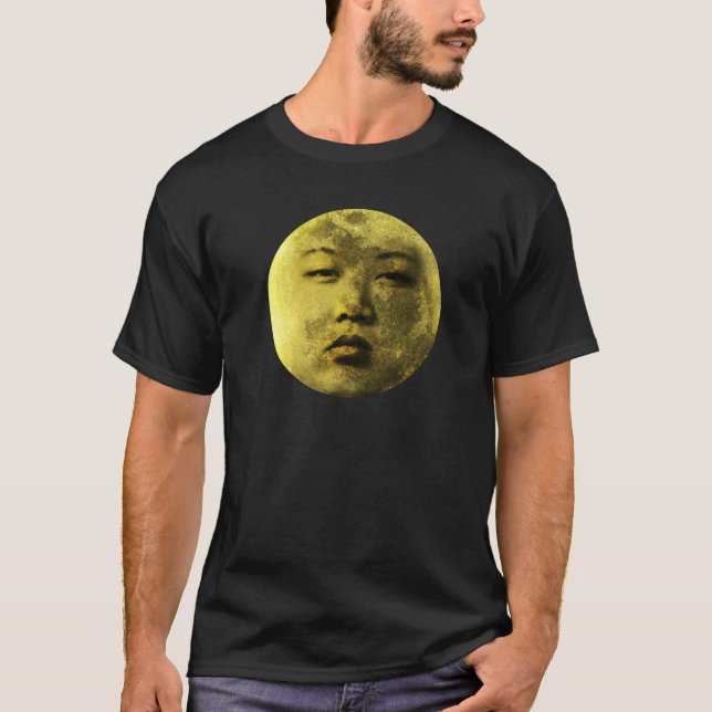 Kim Jong måne T-shirt (Framsida)