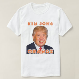 Kim Jong orange Donald Trump + Kim Jong Un T-shirt
