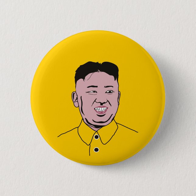 Kim Jong-un | 김정은 Knapp (Framsida)