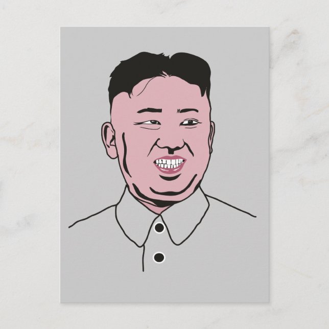 Kim Jong-un | 김 정 은 Vykort (Framsida)