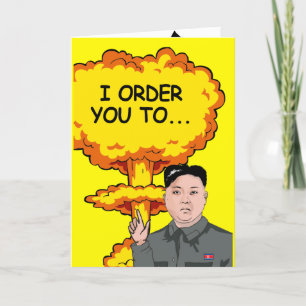 Kim Jong Un Birthday Blast Kort