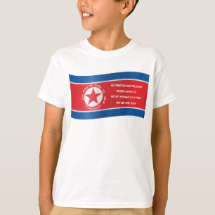 Kim Jong un-citationstecken under toppmöte med T Shirt