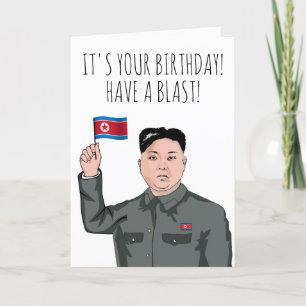 KIM JONG UN: Det är din födelsedag Kort