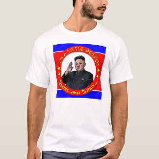 Kim Jong Un - I-förmiddag lite en despot, kort och T-shirt