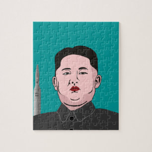 Kim Jong-un & kärn- missil Pussel