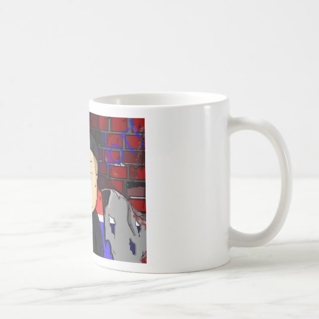Kim Jong Un, North Korea, Dictator, Korea, Funny, Kaffemugg (Höger)