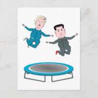 Kim Jong Un och president Trump