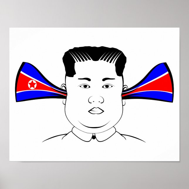 Kim Jong Un Poster (Framsidan)