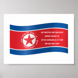 Kim Jong un Quote #TrumpKimSummit 12 juni Poster