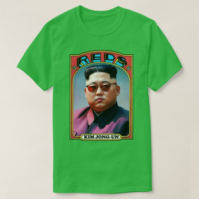 Kim JongUn Retro Communist Trading d T Shirt (Design framsida)