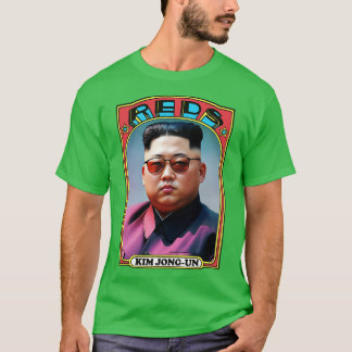 Kim JongUn Retro Communist Trading d T Shirt