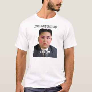 kim jongun skulle dig nuke mig memeskjortan tee shirt