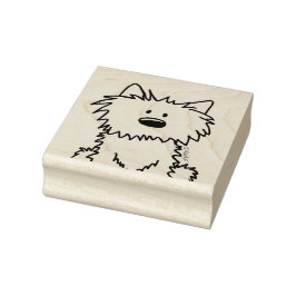 ©️ Kim Niles KiniArt Westie Rubber Frimärke Stämpel