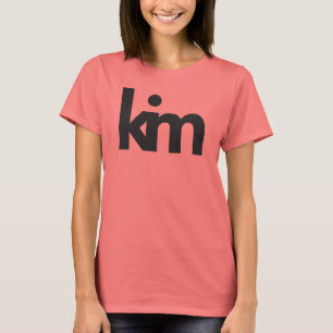Kim personligkortärmadtshirt t shirt