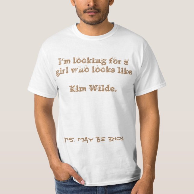 Kim Wilde girl friend t-shirt (Framsida)