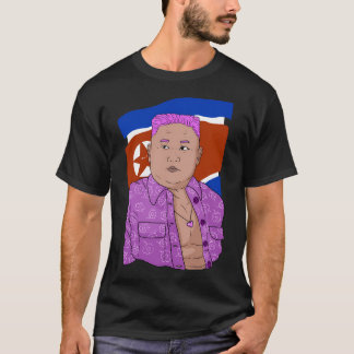 Kim Young Un. Rosa koreansk ikon. T Shirt