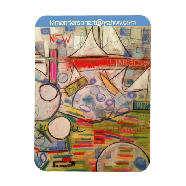 KimAndersonArt magnet (Vertikal)