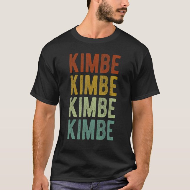 Kimbe Stad Papua Nya Guinea Retro T Shirt (Framsida)
