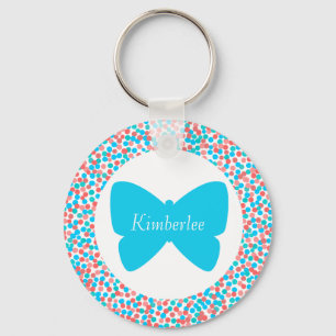 Kimberlee Butterfly Dots Keychain - 369 Nyckelring