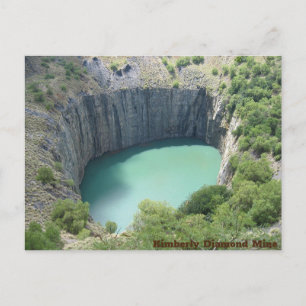 Kimberly Diamond Mine Hål Vykort