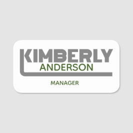 Kimberly Namn bricka Namnbricka
