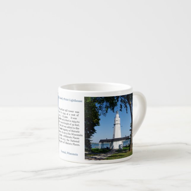 Kimberly Point Lighthouse-mugg Espressomugg (Framsida höger)