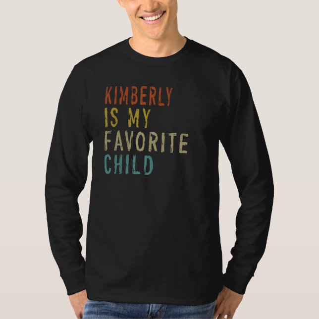 KimberlyI s My Favorite Child From Daughter Father T Shirt (Framsida)
