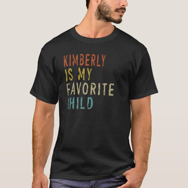 KimberlyI s My Favorite Child From Daughter Father T Shirt (Framsida)