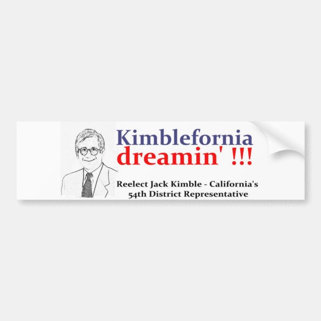 kimblebumper bildekal (Framsidan)