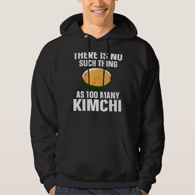 Kimchi Asian Food  Korean Food Hoodie (Framsida)