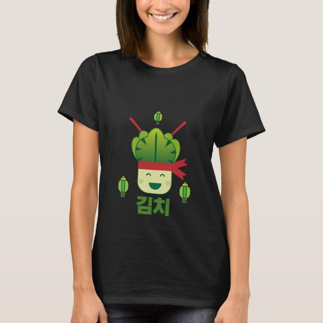 Kimchi Asian Food T Shirt (Framsida)