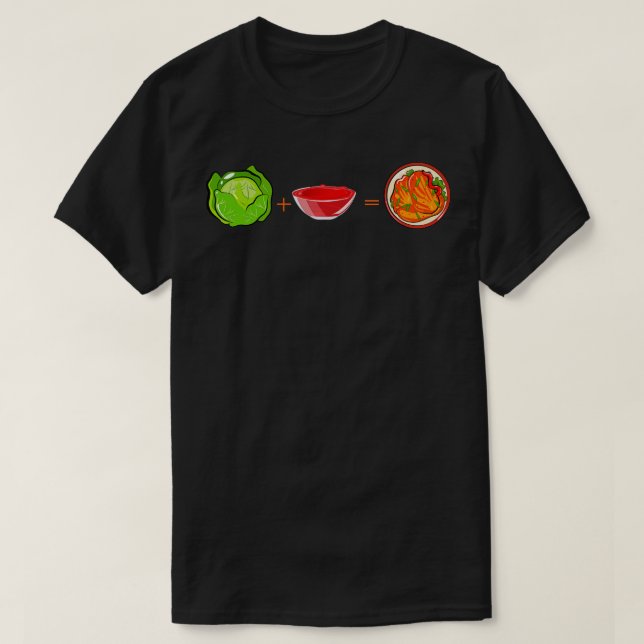 Kimchi Cabbage Red Sauce T Shirt (Design framsida)