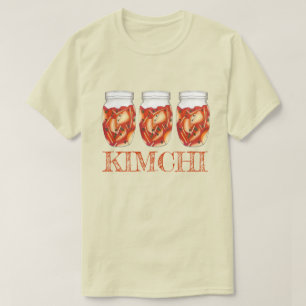 Kimchi Fermented Cabbage Korean Food Cuisine T Shirt